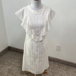 😊 NWT Roolee Eyelet Midi Dress